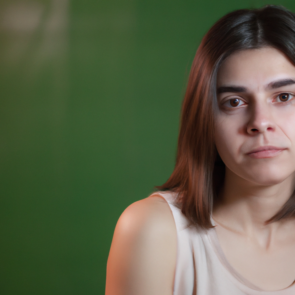 Portrait de Inès Dubois, coach en design durable, fond minimal vert